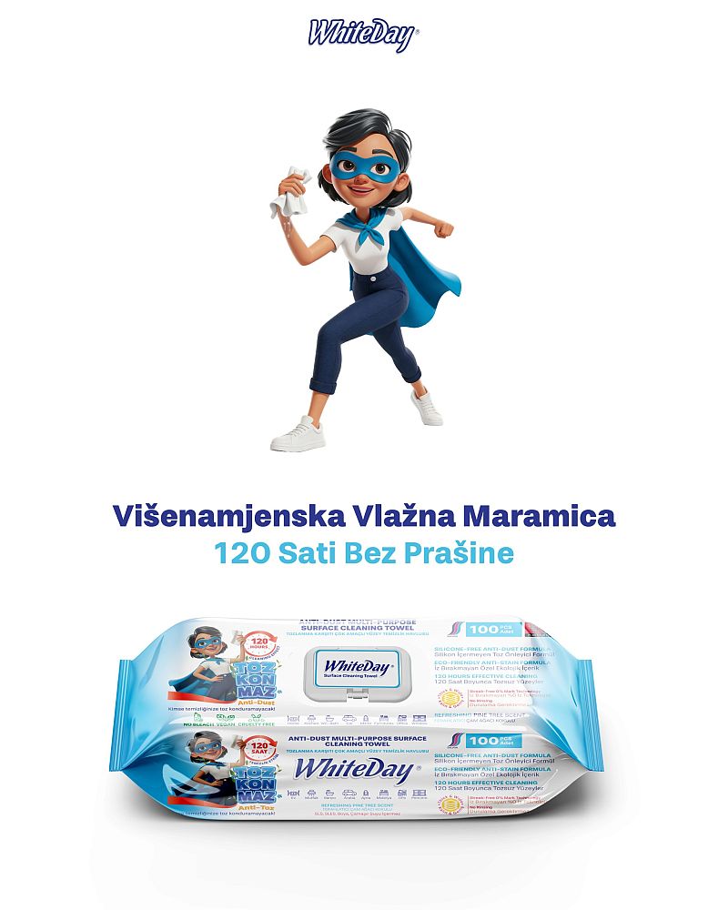 WhiteDay Anti Dust 120h  100 kom 